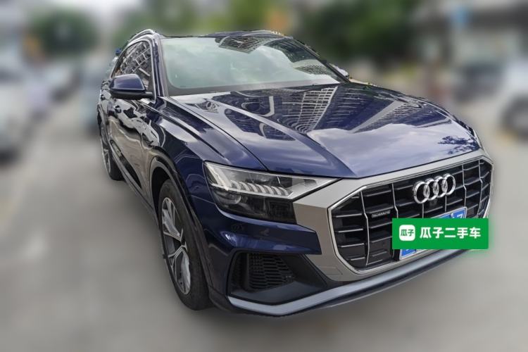 Used Audi Q8 2019 55 TFSI Prestige Dynamic Edition Front Right 45 Deg