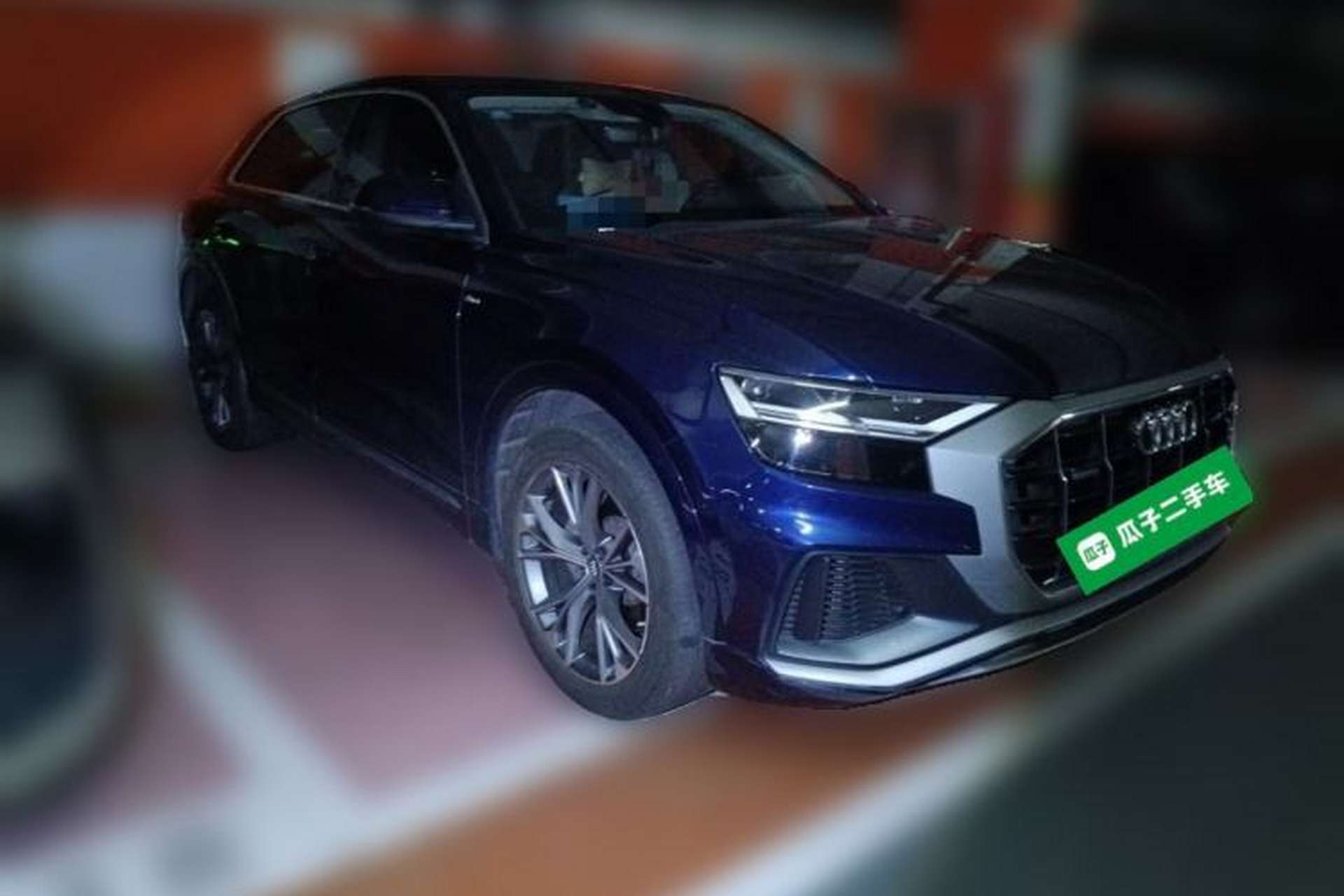 Used Audi Q8 2019 55 TFSI Luxury Dynamic Model Front Right 45 Deg