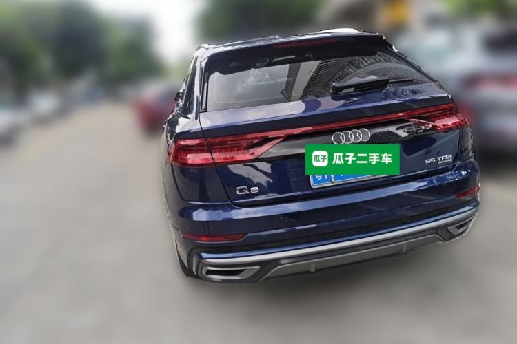 Used Audi Q8 2019 55 TFSI Prestige Dynamic Edition Rear Left 45 Deg
