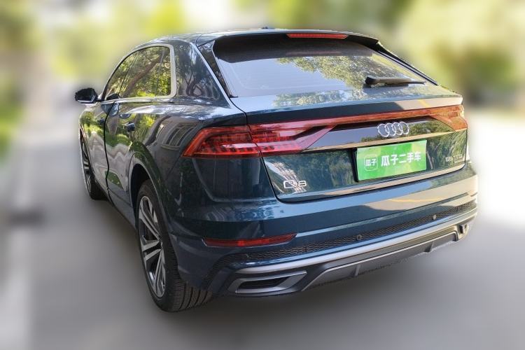 Used Audi Q8 2019 55 TFSI Luxury Dynamic Model Rear Left 45 Deg