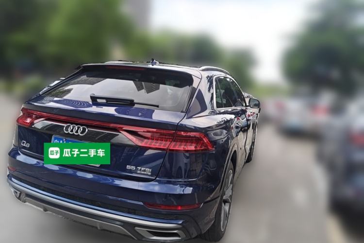 Used Audi Q8 2019 55 TFSI Prestige Dynamic Edition Rear Right 45 Deg