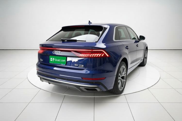 Used Audi Q8 2019 55 TFSI Prestige Dynamic Edition Rear Right 45 Deg