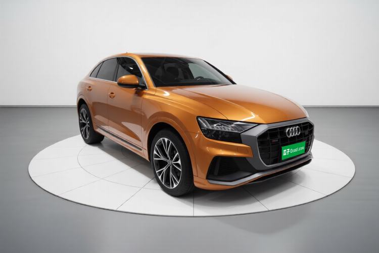 Used Audi Q8 2019 55 TFSI Prestige Dynamic Edition Front Right 45 Deg