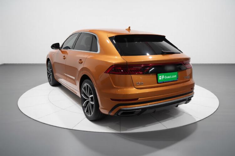 Used Audi Q8 2019 55 TFSI Prestige Dynamic Edition Rear Left 45 Deg