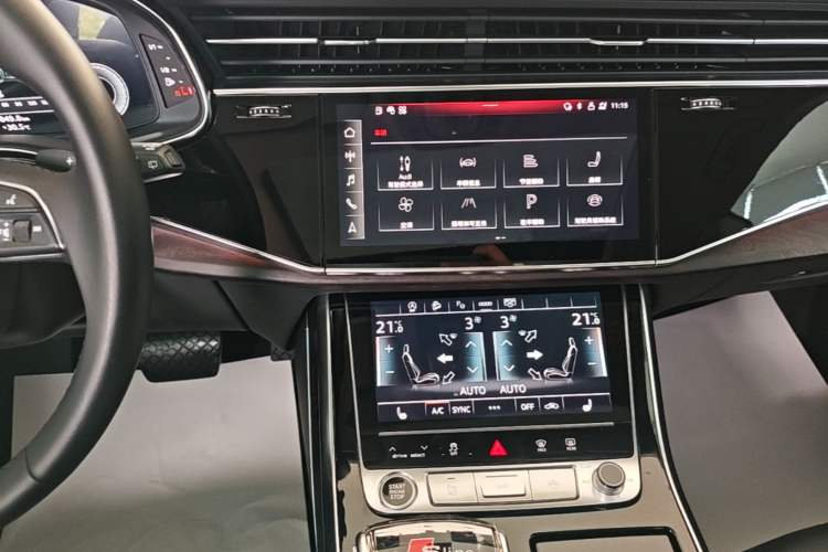 Used Audi Q8 2021 55 TFSI Luxury Dynamic Edition Audio And AC Panel