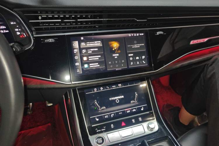Used Audi Q8 2021 55 TFSI Luxury Dynamic Edition Audio And AC Panel