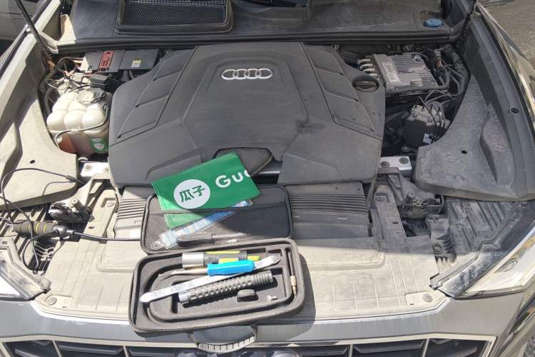 Used Audi Q8 2021 55 TFSI Luxury Dynamic Edition Engine Bay