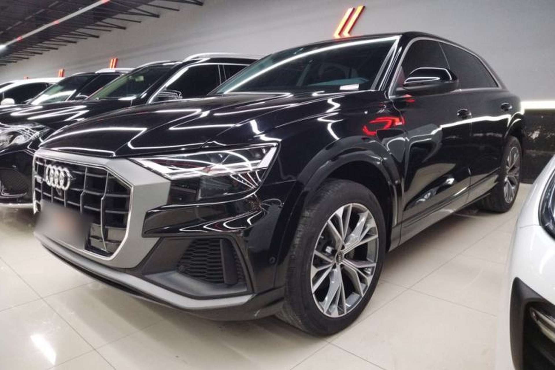 Used Audi Q8 2021 55 TFSI Luxury Dynamic Edition Front Left 45 Deg
