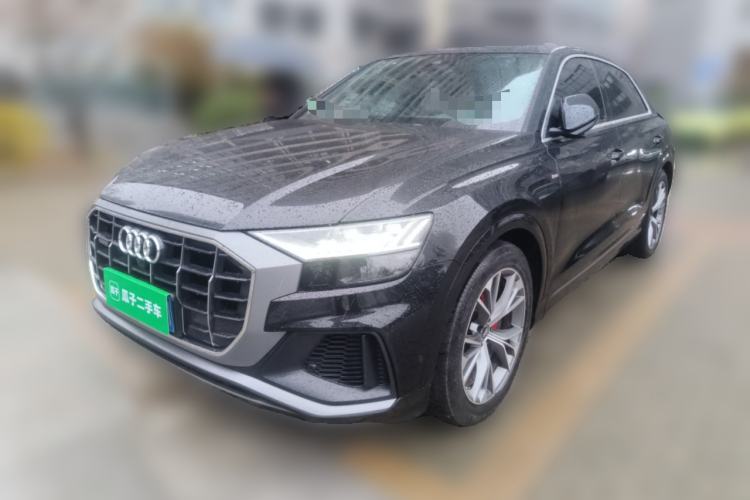 Used Audi Q8 2021 55 TFSI Prestige Dynamic Edition Front Left 45 Deg