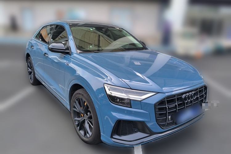 Used Audi Q8 2021 55 TFSI Luxury Dynamic Edition Front Right 45 Deg