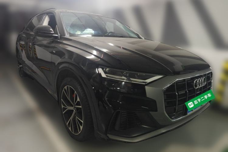 Used Audi Q8 2021 55 TFSI Luxury Dynamic Edition Front Right 45 Deg