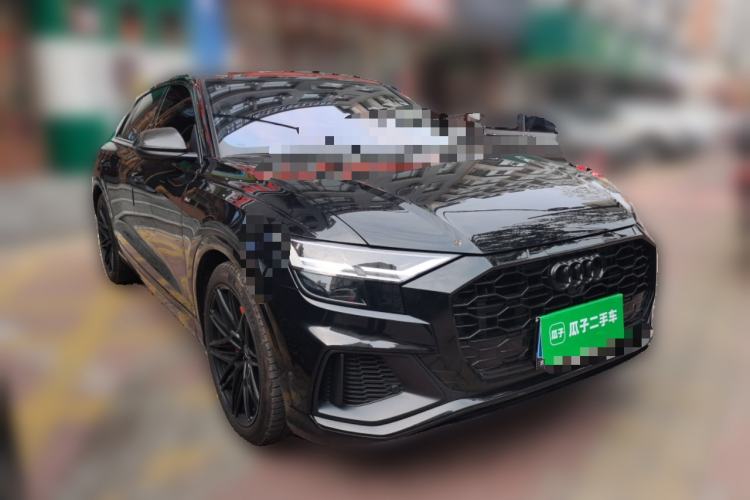 Used Audi Q8 2021 55 TFSI Luxury Dynamic Edition Front Right 45 Deg