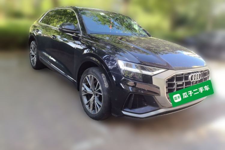 Used Audi Q8 2021 55 TFSI Luxury Dynamic Edition Front Right 45 Deg