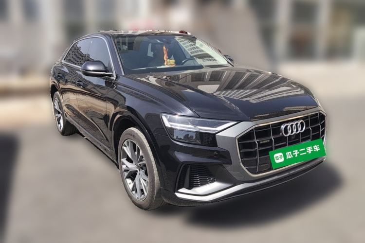 Used Audi Q8 2021 55 TFSI Luxury Dynamic Edition Front Right 45 Deg