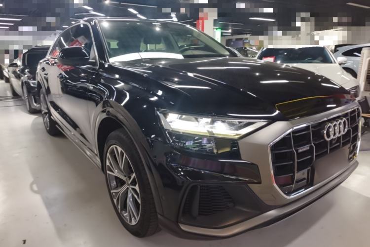 Used Audi Q8 2021 55 TFSI Luxury Dynamic Edition Front Right 45 Deg