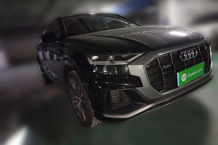 Used Audi Q8 2021 55 TFSI Luxury Dynamic Edition Front Right 45 Deg