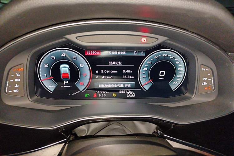 Used Audi Q8 2021 55 TFSI Luxury Dynamic Edition Instrument Cluster