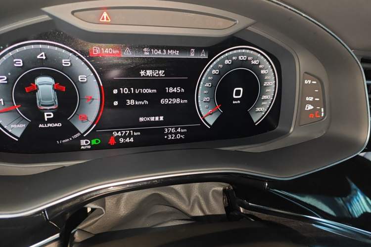 Used Audi Q8 2021 55 TFSI Prestige Dynamic Edition Odometer Close Up