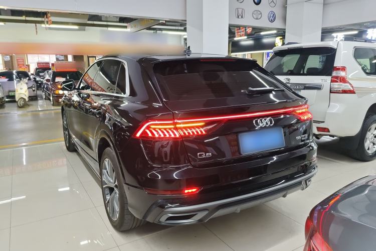 Used Audi Q8 2021 55 TFSI Luxury Dynamic Edition Rear Left 45 Deg