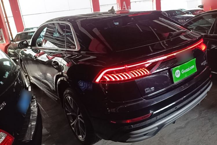 Used Audi Q8 2021 55 TFSI Luxury Dynamic Edition Rear Left 45 Deg