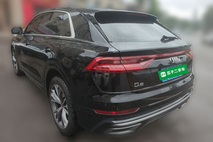 Used Audi Q8 2021 55 TFSI Luxury Dynamic Edition Rear Left 45 Deg