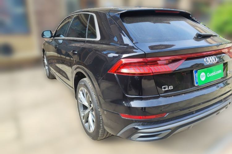 Used Audi Q8 2021 55 TFSI Luxury Dynamic Edition Rear Left 45 Deg