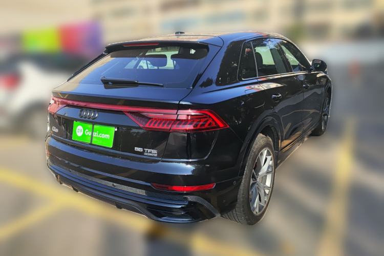 Used Audi Q8 2021 55 TFSI Luxury Dynamic Edition Rear Right 45 Deg