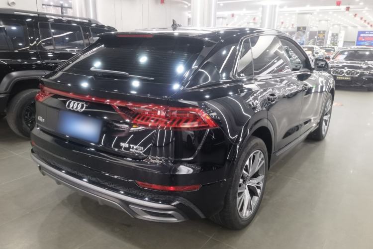 Used Audi Q8 2021 55 TFSI Luxury Dynamic Edition Rear Right 45 Deg