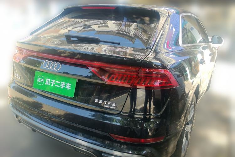Used Audi Q8 2021 55 TFSI Luxury Dynamic Edition Rear Right 45 Deg