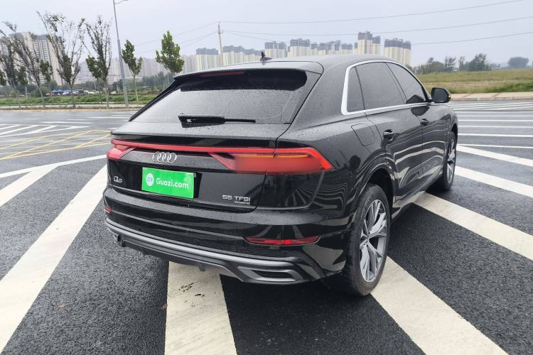 Used Audi Q8 2021 55 TFSI Luxury Dynamic Edition Rear Right 45 Deg