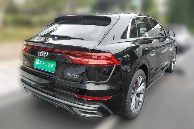 Used Audi Q8 2021 55 TFSI Prestige Dynamic Edition Rear Right 45 Deg