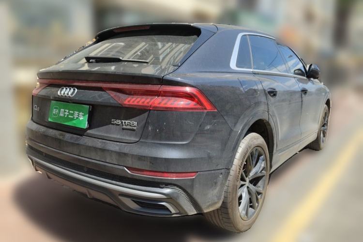 Used Audi Q8 2021 55 TFSI Luxury Dynamic Edition Rear Right 45 Deg