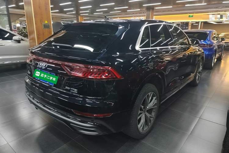 Used Audi Q8 2021 55 TFSI Prestige Dynamic Edition Rear Right 45 Deg