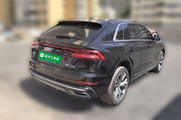 Used Audi Q8 2021 55 TFSI Luxury Dynamic Edition Rear Right 45 Deg