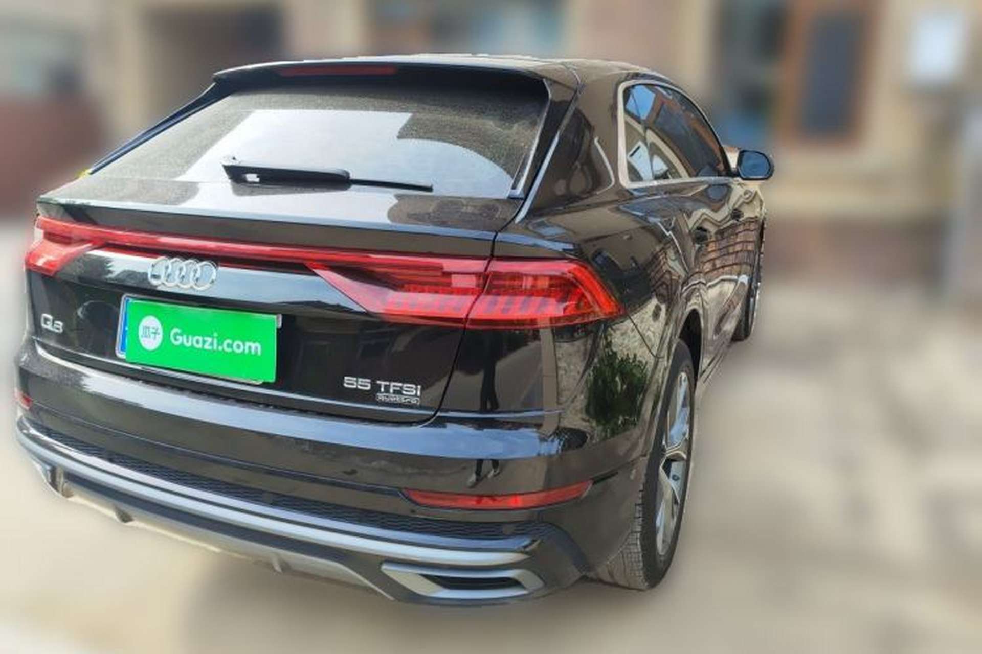 Used Audi Q8 2021 55 TFSI Luxury Dynamic Edition Rear Right 45 Deg