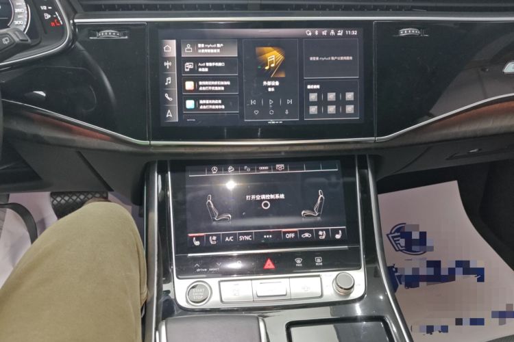 Used Audi Q8 2021 55 TFSI Luxury Dynamic Edition Audio And AC Panel