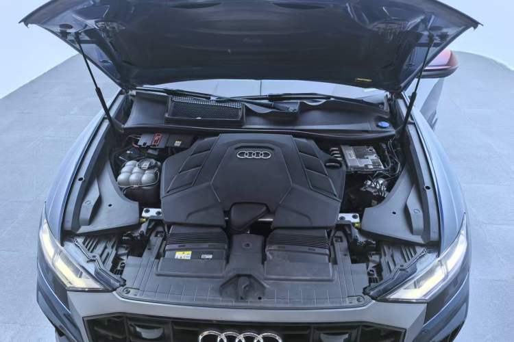 Used Audi Q8 2021 55 TFSI Luxury Dynamic Edition Engine Bay