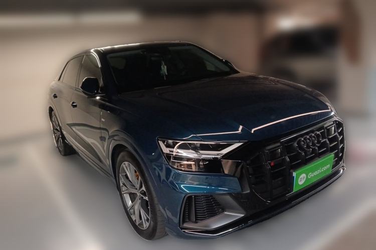 Used Audi Q8 2021 55 TFSI Prestige Dynamic Edition Front Right 45 Deg