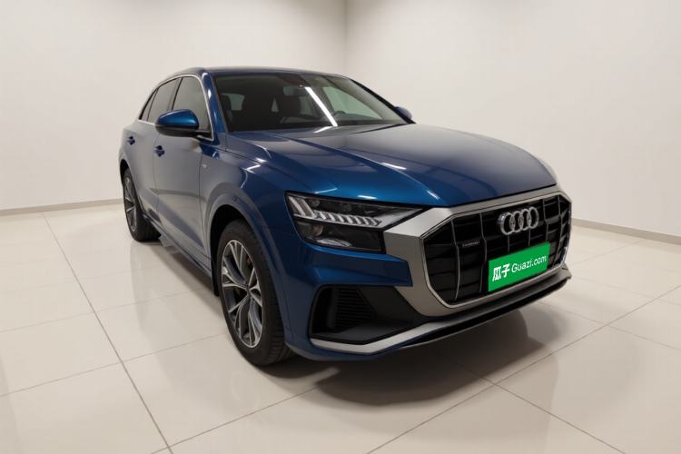 Used Audi Q8 2021 55 TFSI Prestige Dynamic Edition Front Right 45 Deg