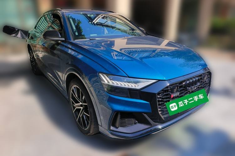 Used Audi Q8 2021 55 TFSI Prestige Dynamic Edition Front Right 45 Deg