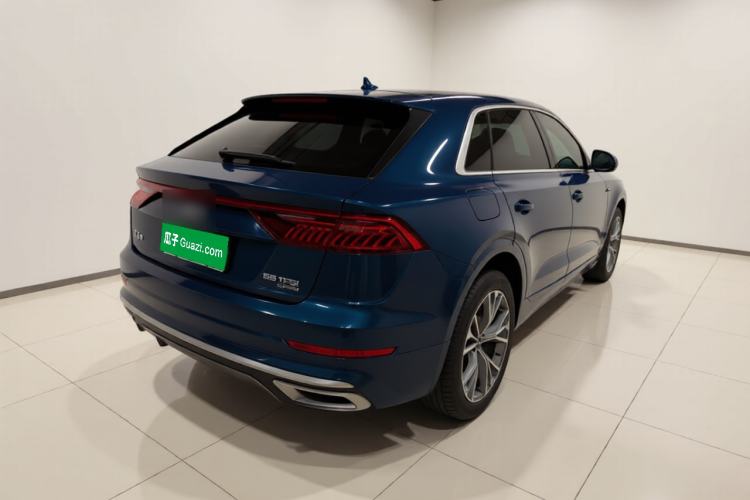 Used Audi Q8 2021 55 TFSI Prestige Dynamic Edition Rear Right 45 Deg