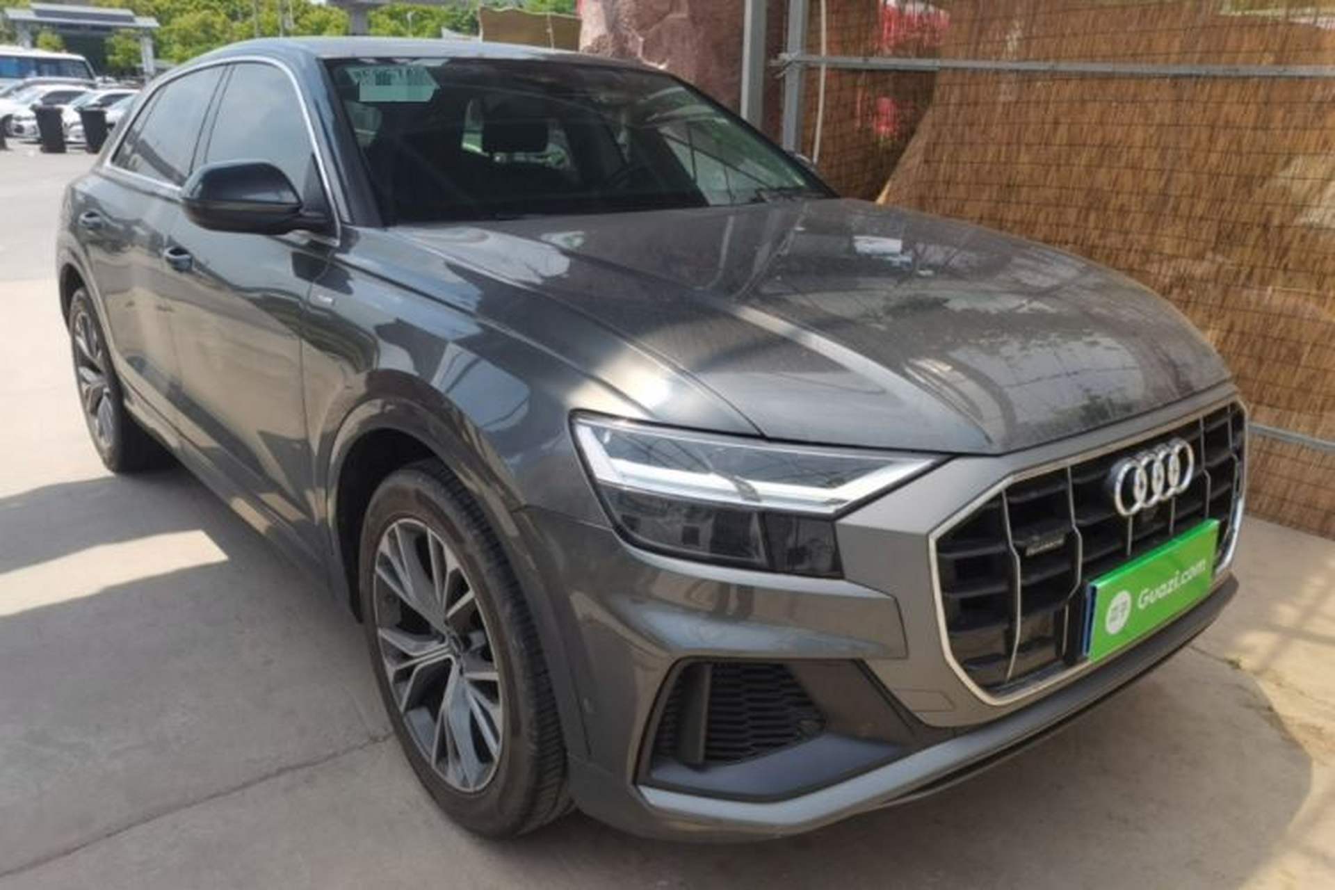 Used Audi Q8 2021 55 TFSI Luxury Dynamic Edition Front Right 45 Deg