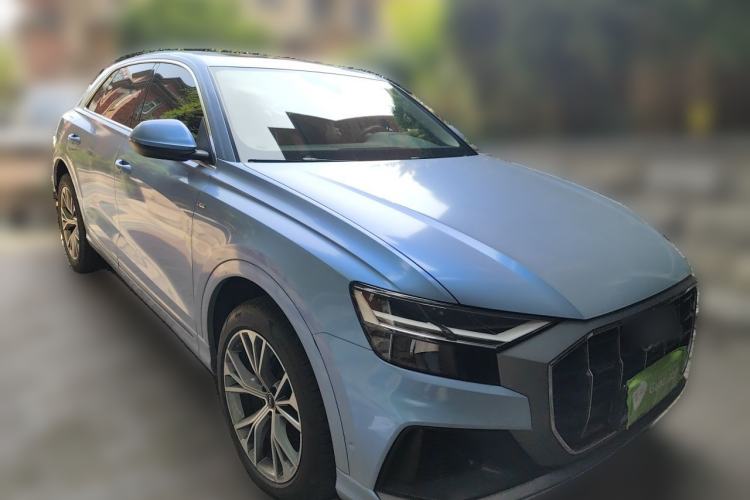 Used Audi Q8 2021 55 TFSI Luxury Dynamic Edition Front Right 45 Deg