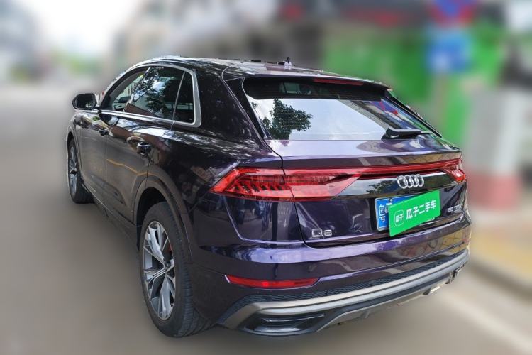 Used Audi Q8 2021 55 TFSI Luxury Dynamic Edition Rear Left 45 Deg
