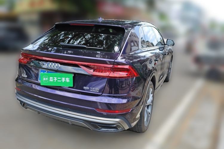 Used Audi Q8 2021 55 TFSI Luxury Dynamic Edition Rear Right 45 Deg