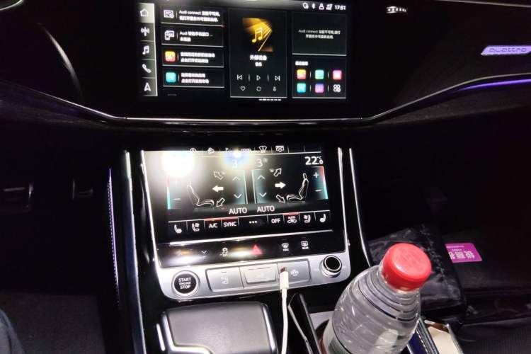 Used Audi Q8 2022 55 TFSI Prestige Dynamic Edition Audio And AC Panel