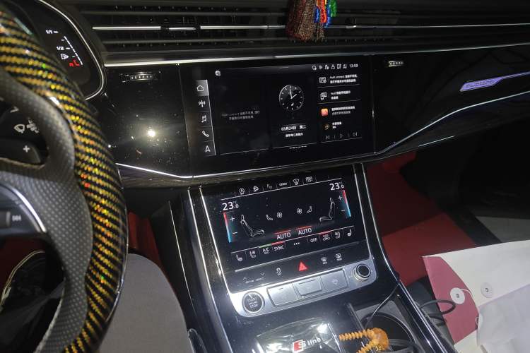 Used Audi Q8 2022 55 TFSI Prestige Dynamic Edition Audio And AC Panel