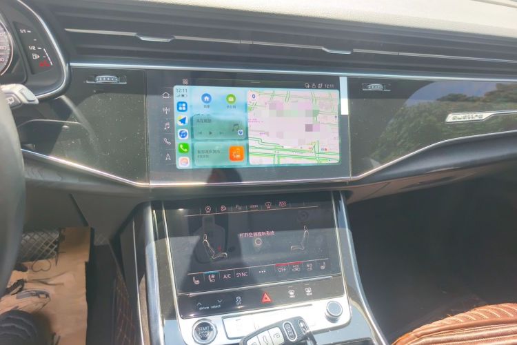 Used Audi Q8 2022 55 TFSI Luxury Dynamic Edition Audio And AC Panel
