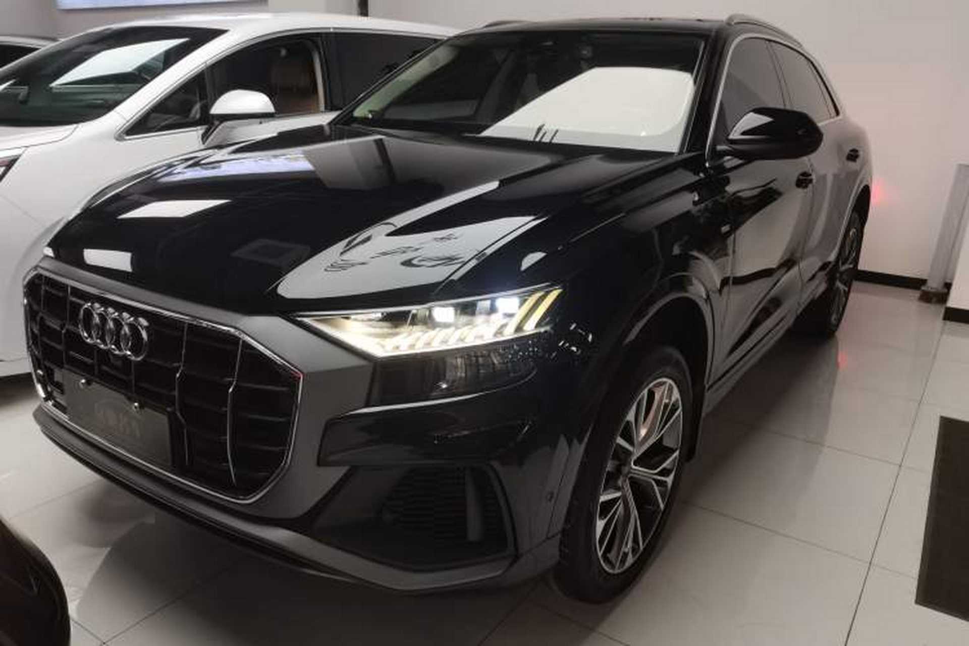 Used Audi Q8 2022 55 TFSI Luxury Dynamic Edition Front Left 45 Deg