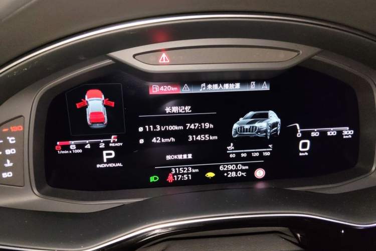 Used Audi Q8 2022 55 TFSI Prestige Dynamic Edition Instrument Cluster
